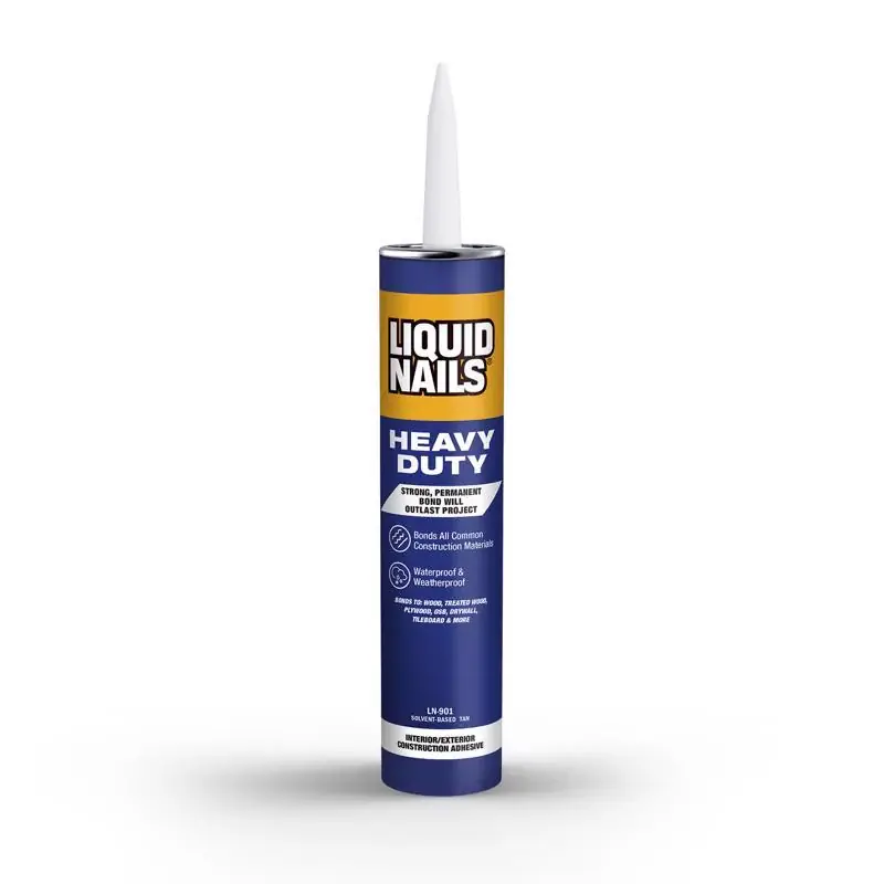 Liquid Nails Heavy Duty Solvent Based Construction Adhesive 10 oz, Pack of 12 Limited Time