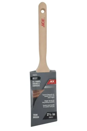 Ace Best 2-1/2 in. Angle Trim Paint Brush, Pack of 6 Limited Time