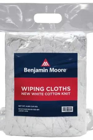Benjamin Moore Cotton Knit Wiping Rags 4 lb 1 pk, Pack of 10 Genuine