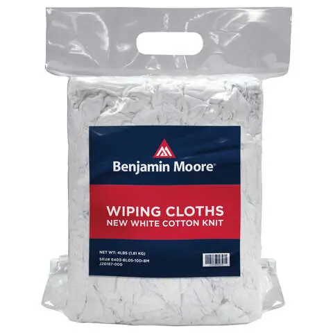 Benjamin Moore Cotton Knit Wiping Rags 4 lb 1 pk, Pack of 10 Genuine