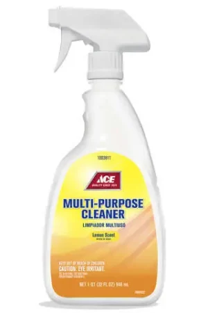 Top Rated Ace Lemon Scent Multi-Purpose Cleaner Liquid 32 oz, Pack of 9