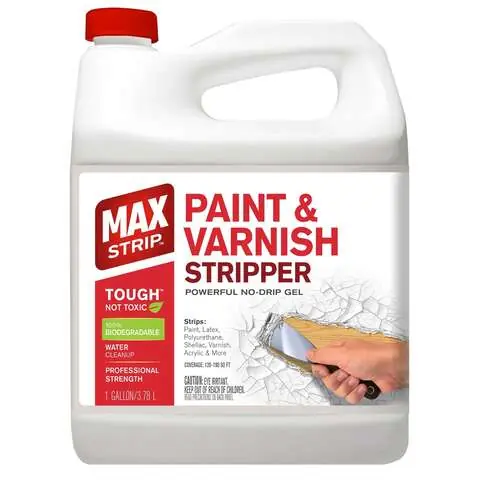Max Strip Paint and Varnish Remover 1 gal, Pack of 4 Today Only
