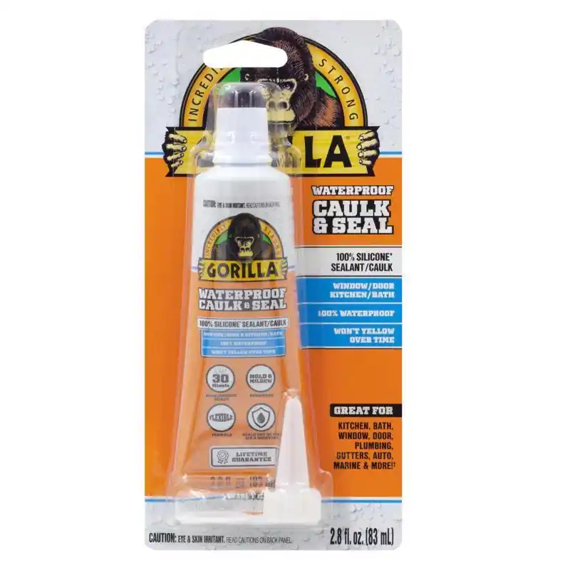 Gorilla White Silicone All Purpose Sealant 2.8 oz, Pack of 6 High Quality