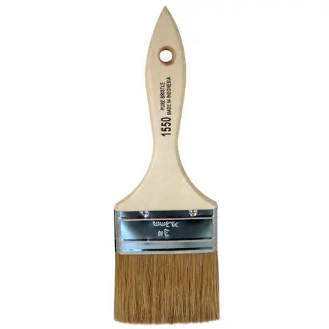 Luxury Linzer 3 in. Double Thick Flat Chip Brush, Pack of 12