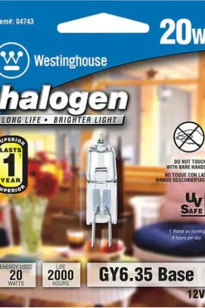 Westinghouse 20 W JC Decorative Halogen Bulb 300 lm Warm White 1 pk Authentic