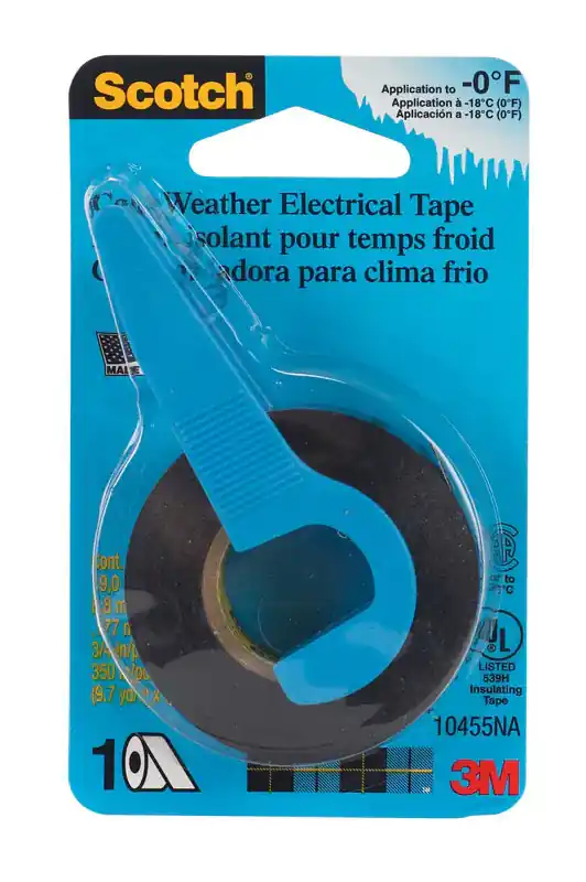3M Scotch 3/4 in. W X 350 in. L Black Vinyl Electrical Tape Order Now