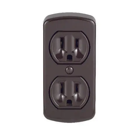 Must Have Leviton 15 amps 125 V Duplex Brown Outlet 5-15R 1 pk