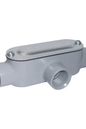 Final Sale Sigma Engineered Solutions ProConnex 1/2 in. D Die-Cast Aluminum Conduit Body For Rigid 1 pk
