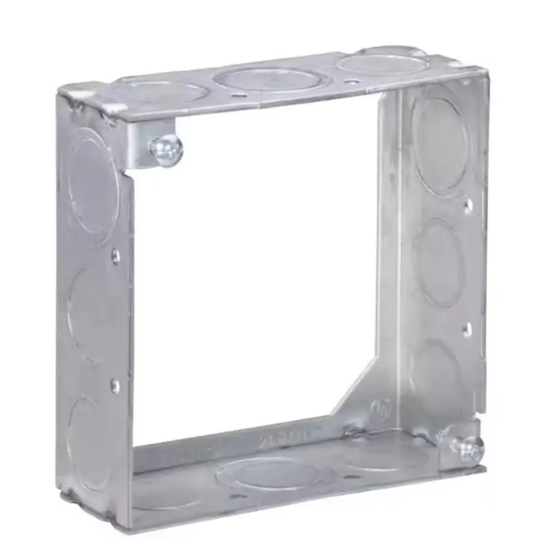 Southwire Old Work Square Galvanized Steel Box Extension Ring Silver Exclusive Offer