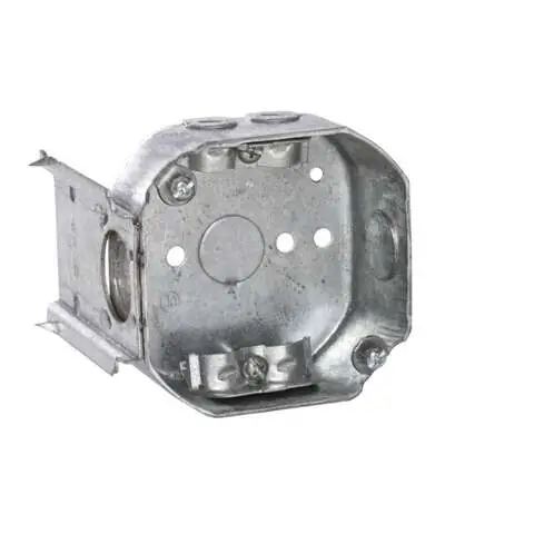 Southwire New and Old Work 14 cu in Octagon Galvanized Steel Box Mount Silver In Demand