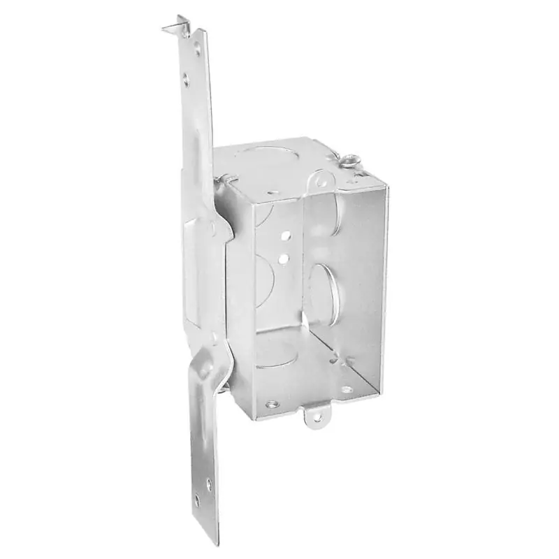 Southwire New and Old Work 12.5 cu in Rectangle Galvanized Steel Switch Box Silver Fan Favorite