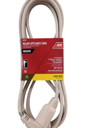 Ace 12/3 SPT-3 120 V 9 ft. L Appliance Cord Exclusive Offer
