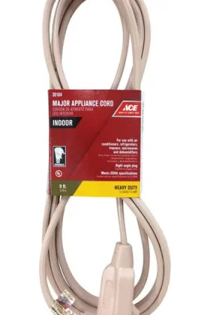 Ace 14/3 SPT-3 250 V 9 ft. L Appliance Cord Big Sale