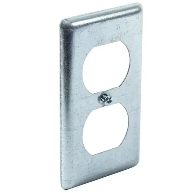 Deal Southwire Rectangle Zinc-Plated Steel Box Cover
