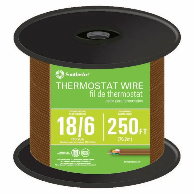 Big Sale Southwire 250 ft. 18/6 Solid Copper Thermostat Wire