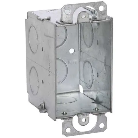 Reduced Price Southwire New and Old Work Rectangle Steel 1 gang Switch Box