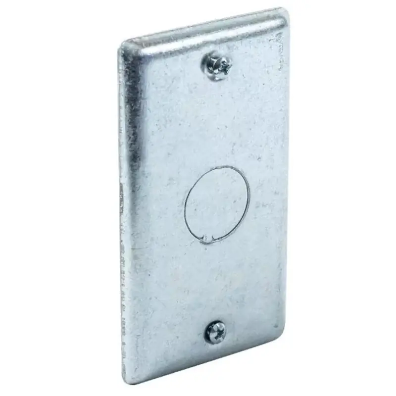 Genuine Southwire Rectangle Steel 1 gang Box Cover