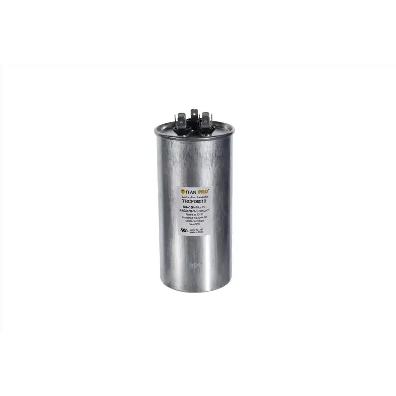 Titan Pro 80+10 MFD 440 V Round Run Capacitor Budget