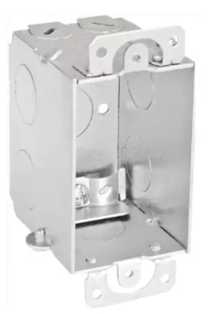 Final Sale Southwire Old Work Rectangle Steel 1 gang Switch Box