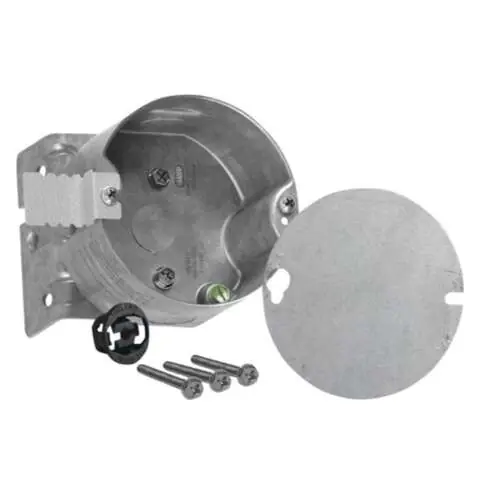 Markdown Southwire Old Work 21 cu in Octagon Galvanized Steel Ceiling Box Silver
