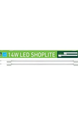 Get Yours Greenlite 30 in. 2-Light pk 14 W LED Shop Light