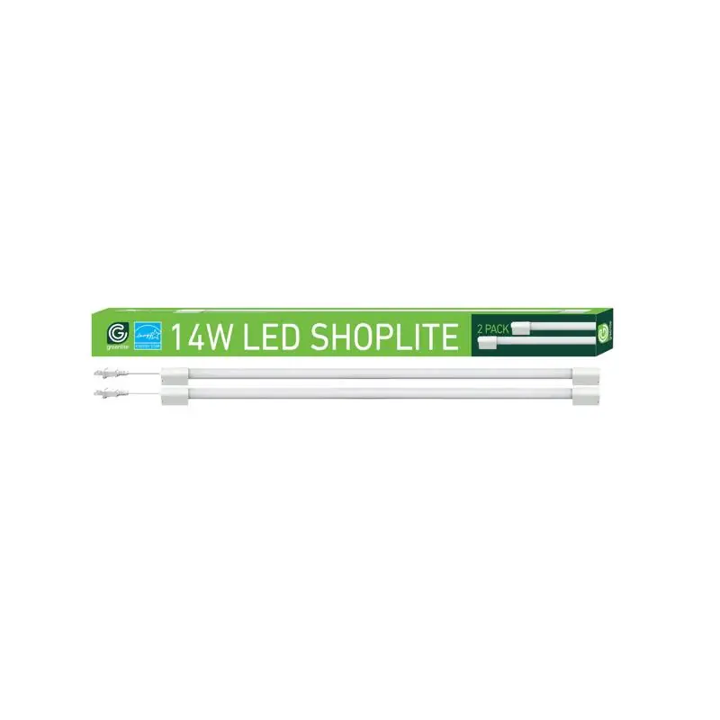 Get Yours Greenlite 30 in. 2-Light pk 14 W LED Shop Light
