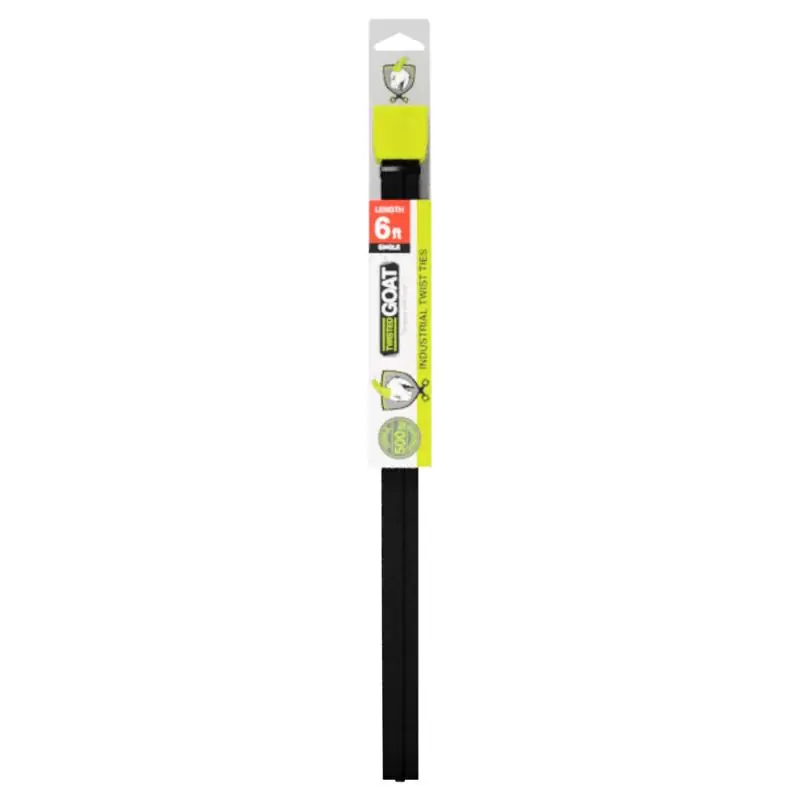 Twisted Goat 72 in. L Black Twist Ties 1 pk Holiday Sale