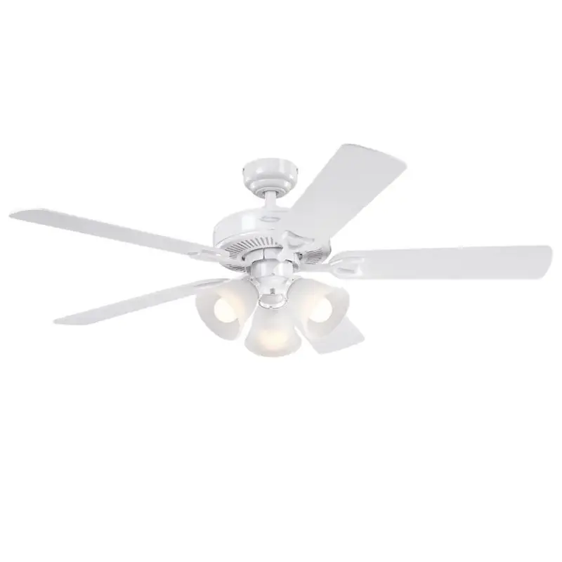 Secure Checkout Westinghouse Vintage 52 in. White LED Indoor Ceiling Fan