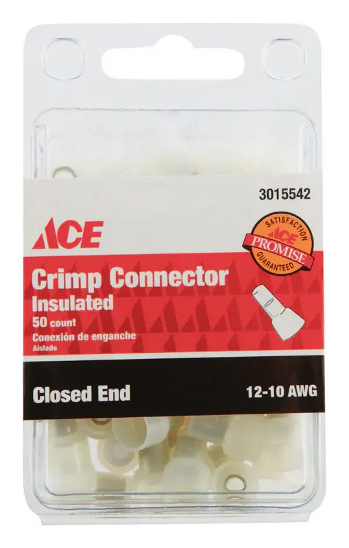 Express Delivery Ace Closed End Connector Clear 50 pk