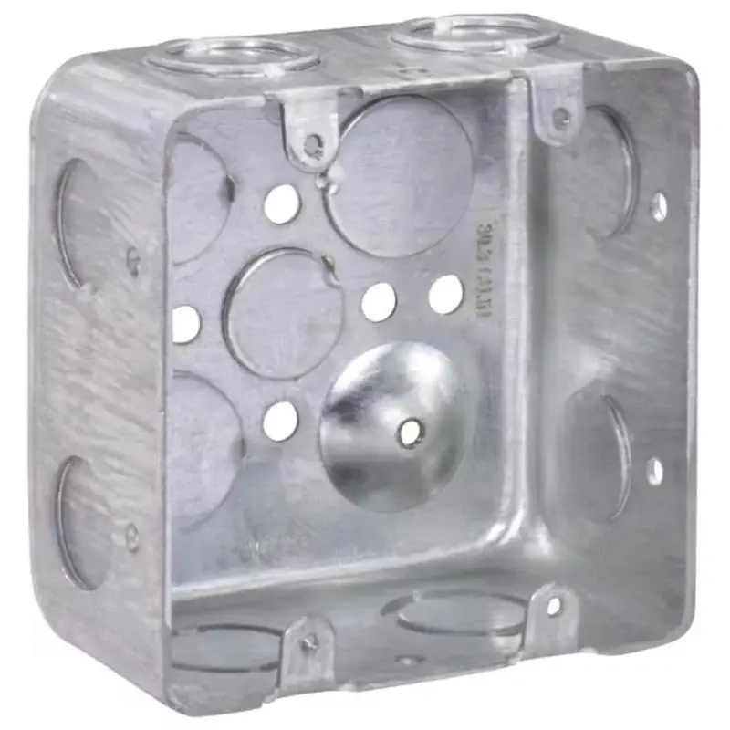 Trusted Brand Southwire New Work 30.3 cu in Square Galvanized Steel 2 gang Switch Box Gray