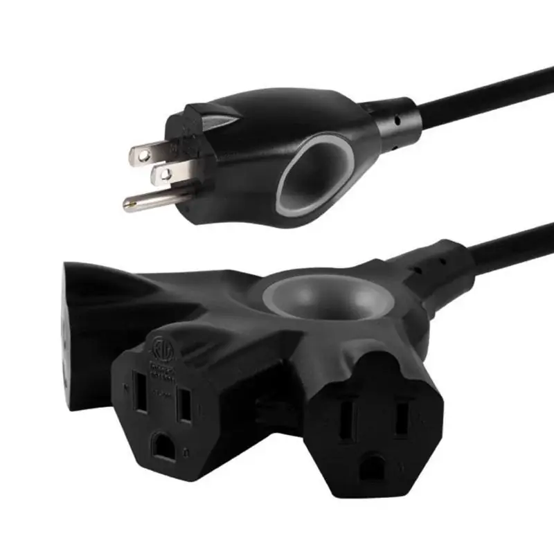 Genuine Jasco Philips EZGrip Indoor or Outdoor 25 ft. L Black Extension Cord 16/3