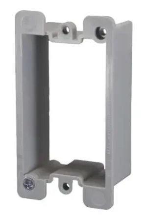 Cantex EZ Box Old Work Rectangle PVC 1 gang Box Extenders Gray Today Only