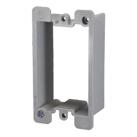 Cantex EZ Box Old Work Rectangle PVC 1 gang Box Extenders Gray Today Only