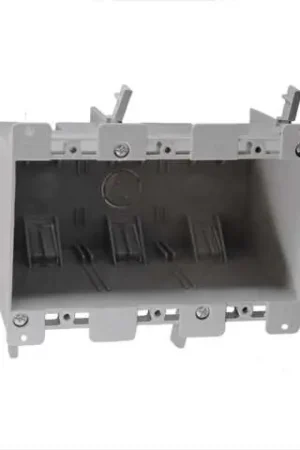 Cantex EZ Box Old Work 55 cu in Rectangle PVC 3 gang Outlet Box Gray Time-Limited