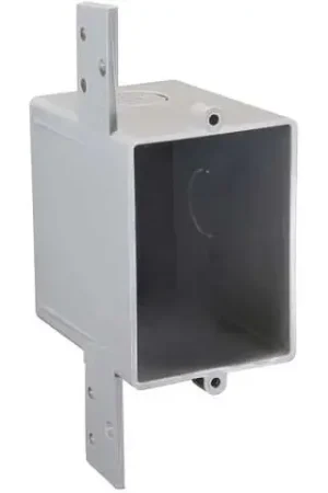 Brand New Cantex EZ Box New Work 16 cu in Rectangle PVC 1 gang Outlet Box Gray