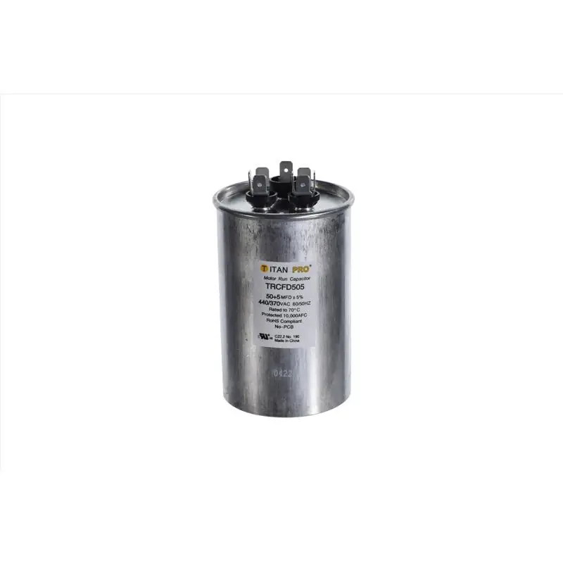 Express Delivery Titan Pro 50+5 MFD 440 V Round Run Capacitor