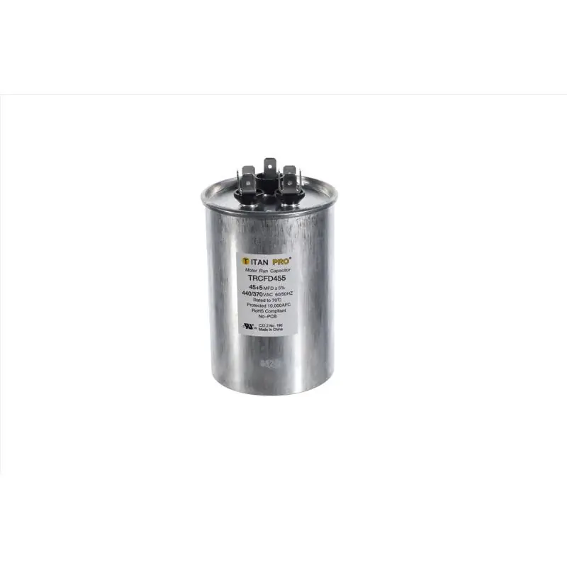 Price Cut Titan Pro 45+5 MFD 440 V Round Run Capacitor