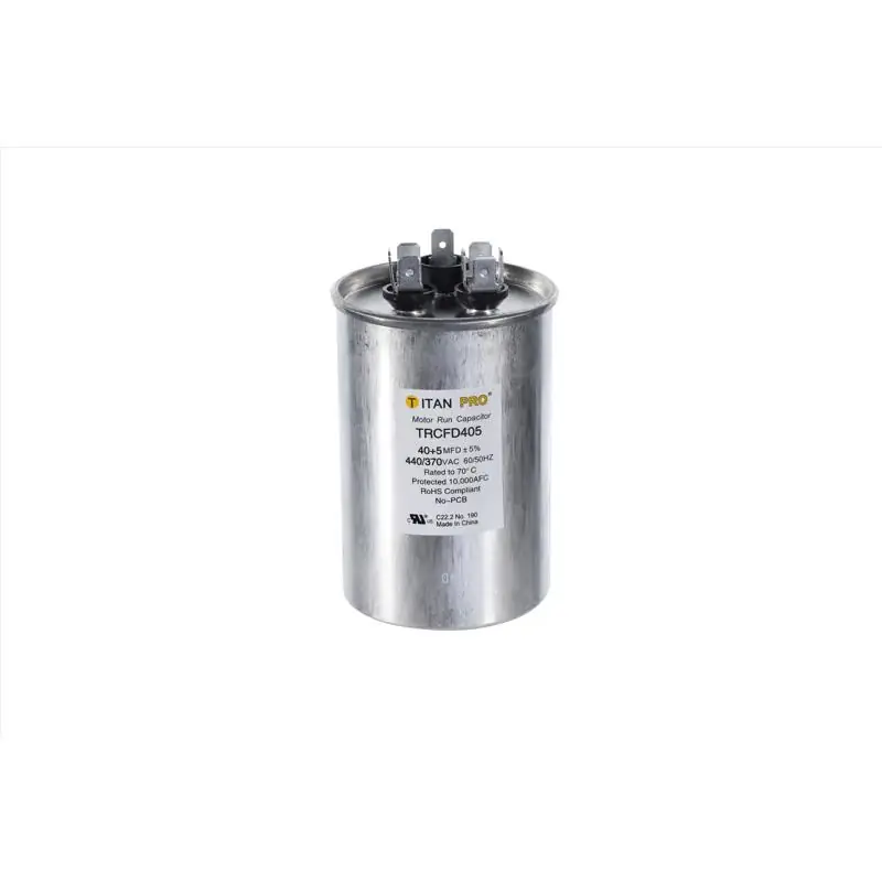 Secure Checkout Titan Pro 40+5 MFD 440 V Round Run Capacitor