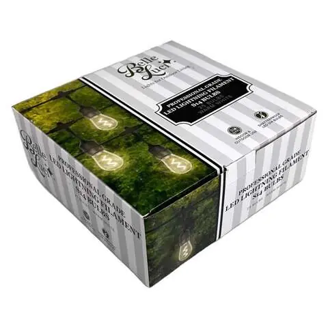 Mega Sale Belle Luci Holiday Bright Lights S14 E26 (Medium) Filament LED Bulb Warm White 1.5 Watt Equivalence
