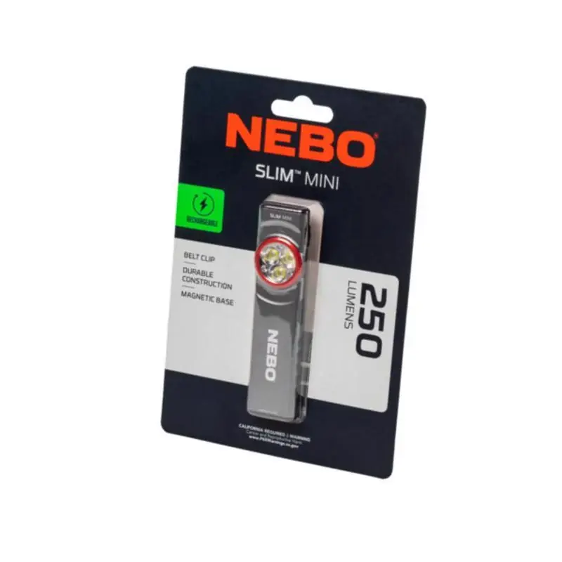 Today Only NEBO Slim 250 lm Storm Gray LED Mini Flashlight