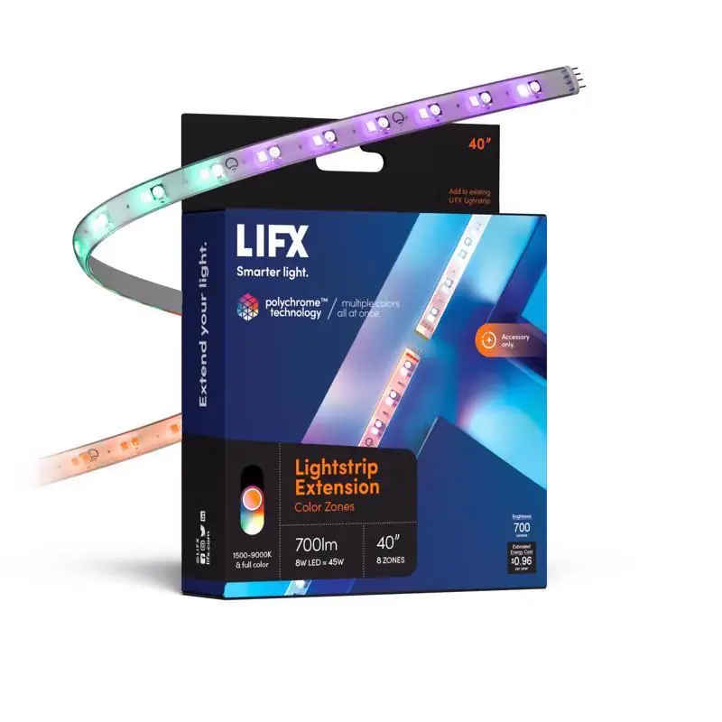 Limited Time LIFX Smart Home 40 in. L Color Changing Plug-In LED Smart-Enabled Strip Light Extension 1 pk
