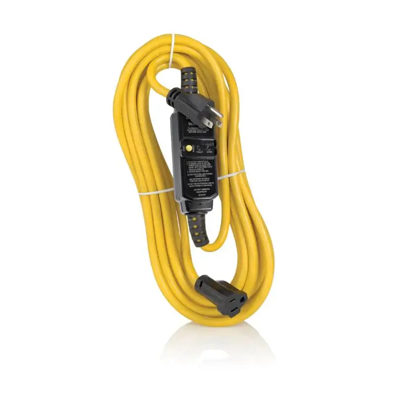 Express Delivery Leviton Outdoor 25 ft. L Black/Yellow Extension Cord 14/3 SJTW