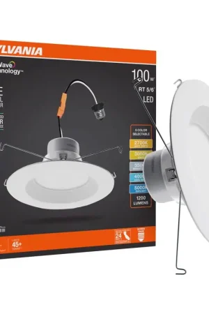 Limited Time Sylvania TruWave White LED Retrofit Recessed Lighting 14 W