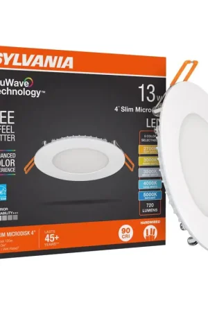 Sylvania TruWave White LED Canless Recessed Downlight 13 W Genuine