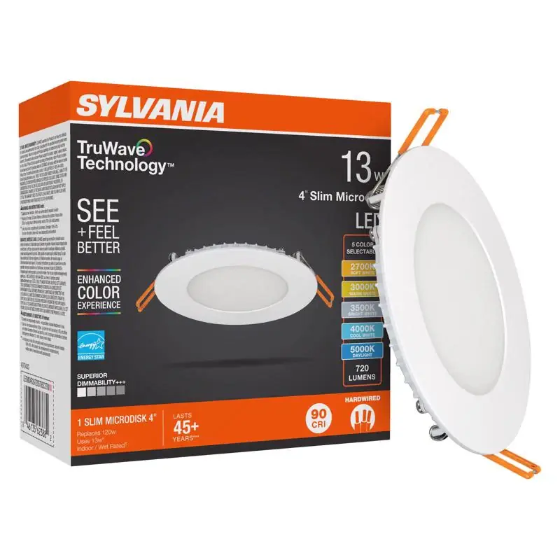 Sylvania TruWave White LED Canless Recessed Downlight 13 W Genuine