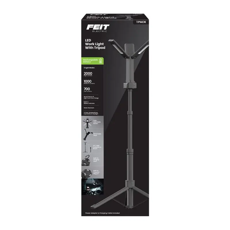 Premium Feit 2000 lm LED Tripod Work Light
