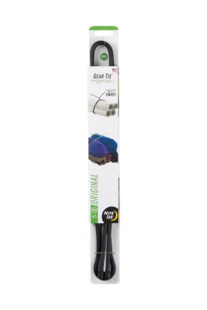 Cheap Nite Ize Gear Tie 64 in. L Black Twist Ties 1 pk