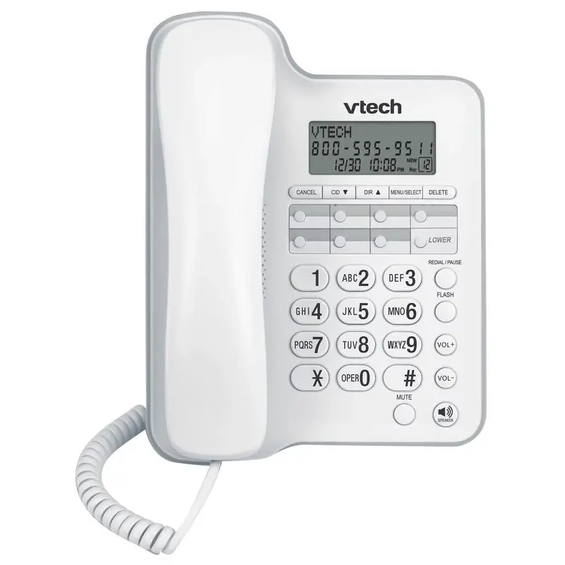 Vtech 1 pk Digital Telephone White Affordable