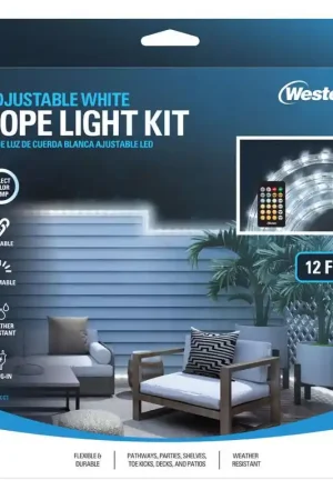 Time-Limited Westek 12 ft. L White Plug-In LED Rope Light Kit 275 lm