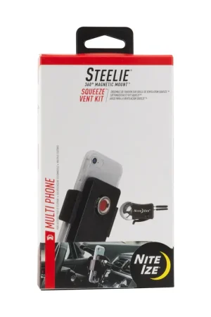 Express Delivery Nite Ize Black/Gray Squeeze Vent Kit For MagSafe Phones, Cases and Wireless Chargers 1 pk